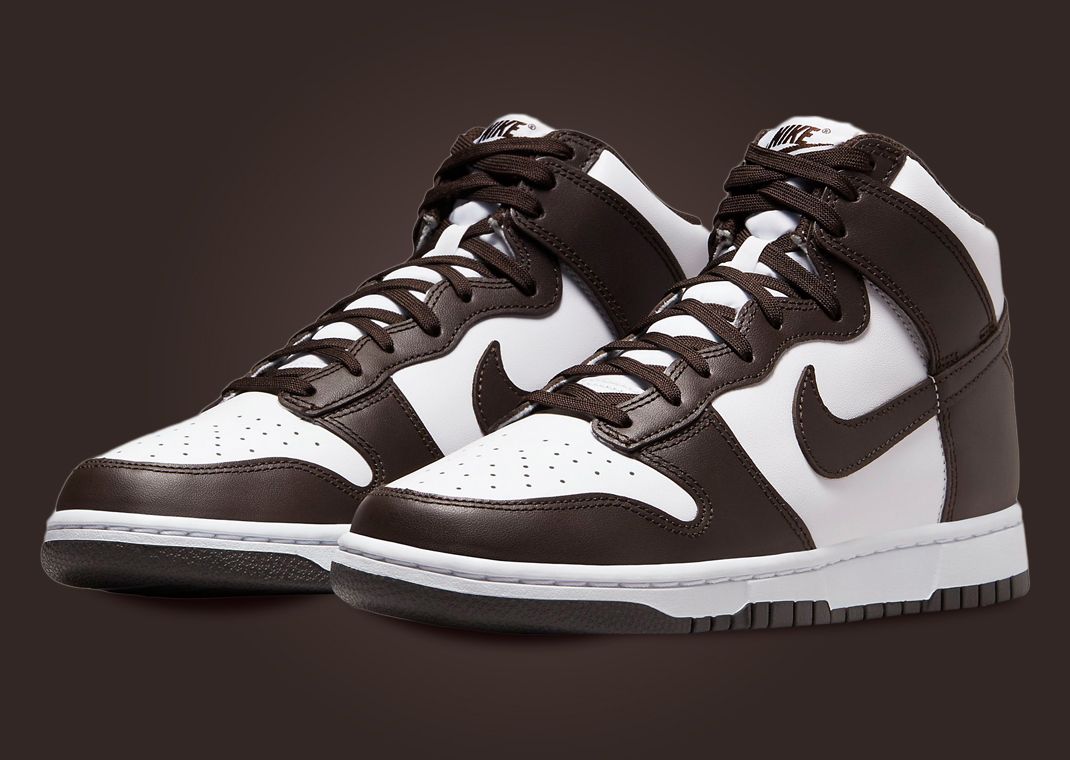 Nike Dunk High White Velvet Brown