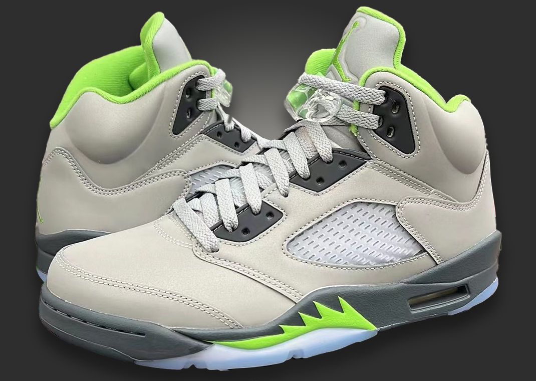 First Look At The Air Jordan 5 Green Bean