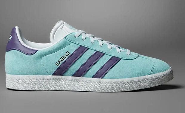 The adidas Gazelle Clear Aqua Tech Purple Is Perfect for Summer