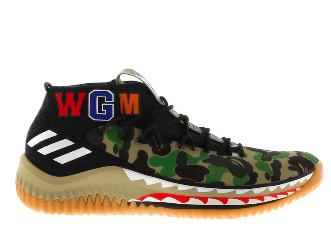 BAPE x adidas Dame 4 "Green Camo"
