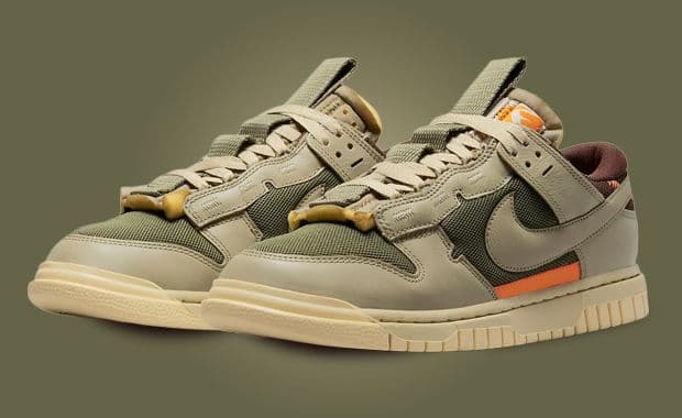 Olive Shades Take Over This Nike Dunk Low Remastered