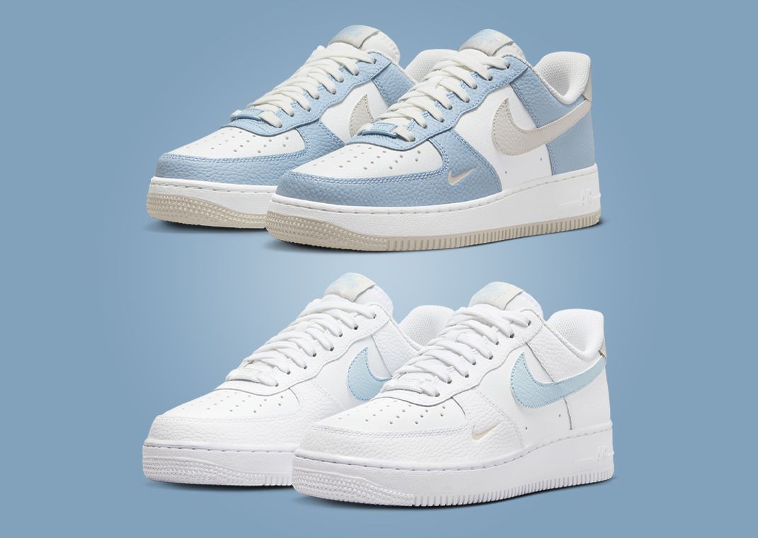 Nike Air Force 1 Low Light Armory Blue Light Bone Pack (W)