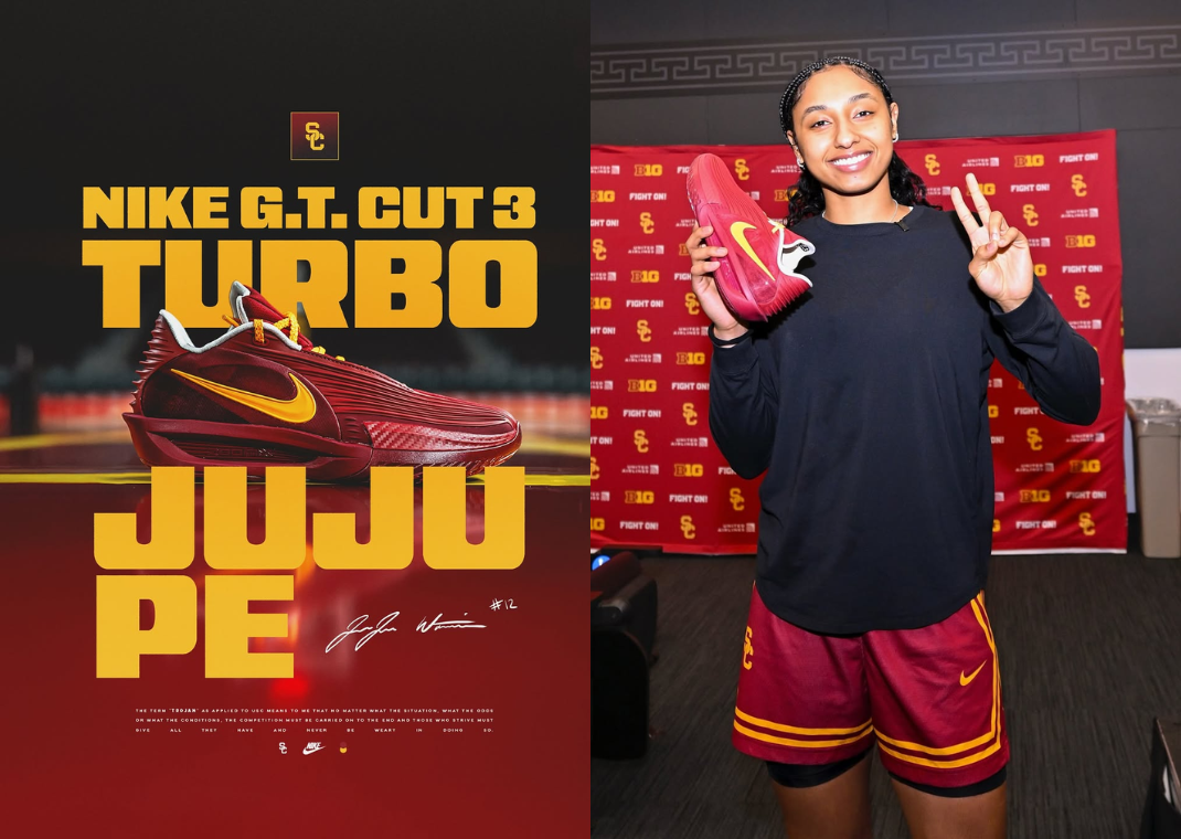 JuJu Watkins Gifting Teammates Her Nike PE