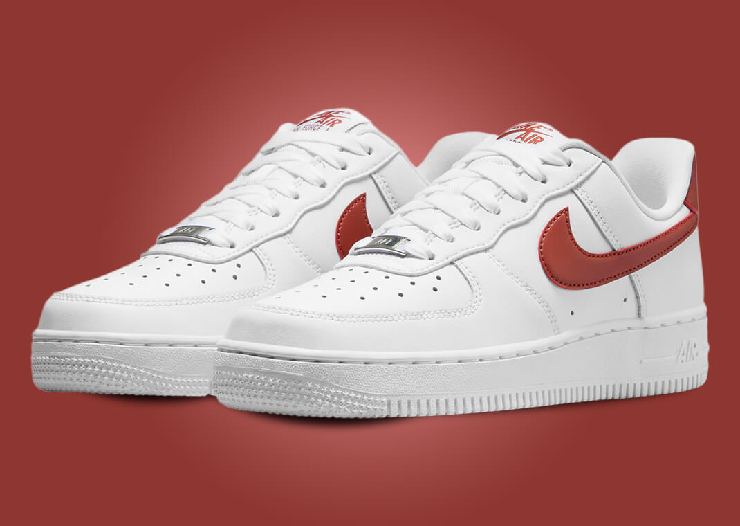 Nike Air Force 1 Low White Rugged Orange (W)