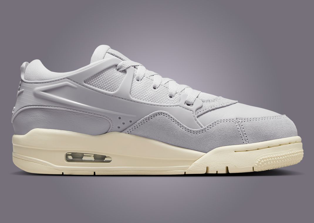 Air Jordan 4 RM Grey Sail (W) Medial