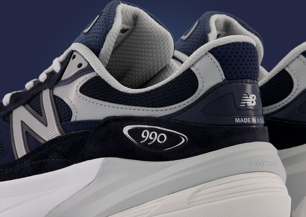 【豆腐】New Balance 990V6 \"Gray/Navy\" New Balance 990v6 Navy Grey M990NV6 Release Date | Hypebeast