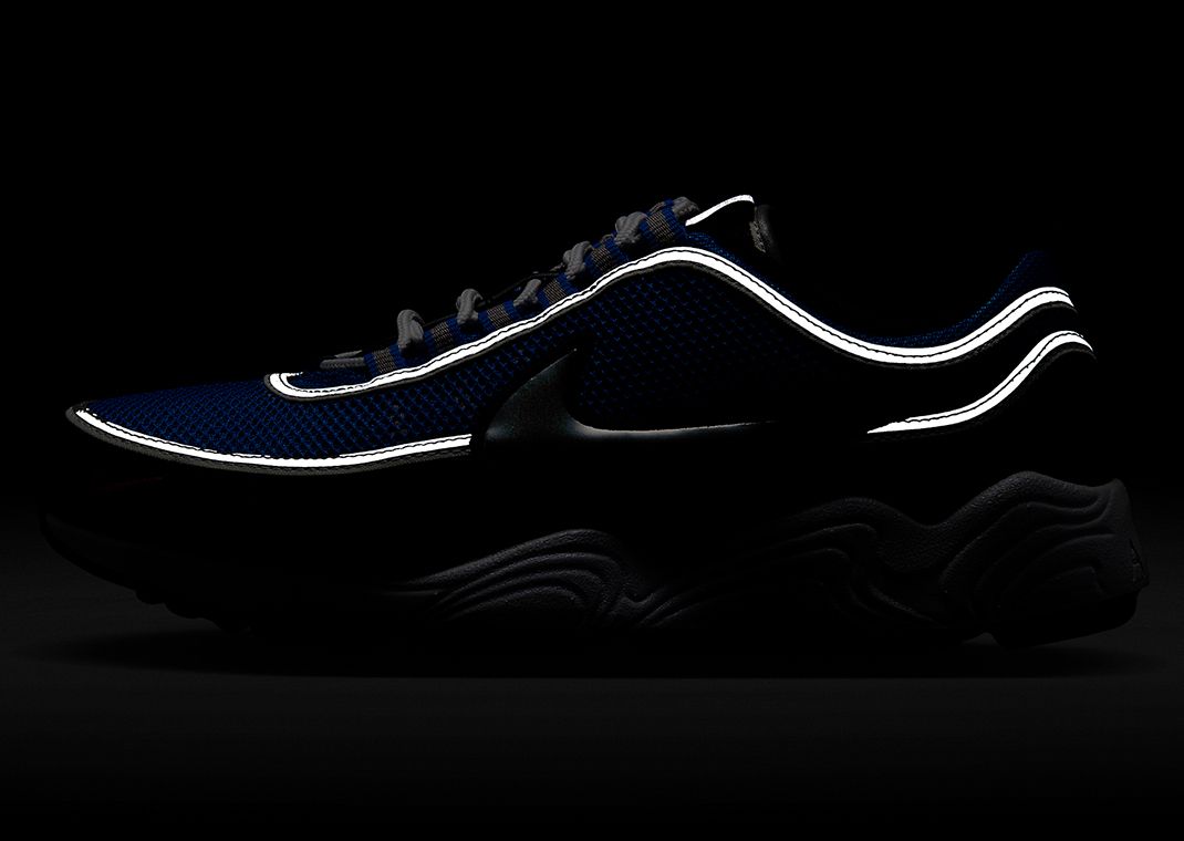 Nike Air Zoom Spiridon Signal Blue 3M Lateral