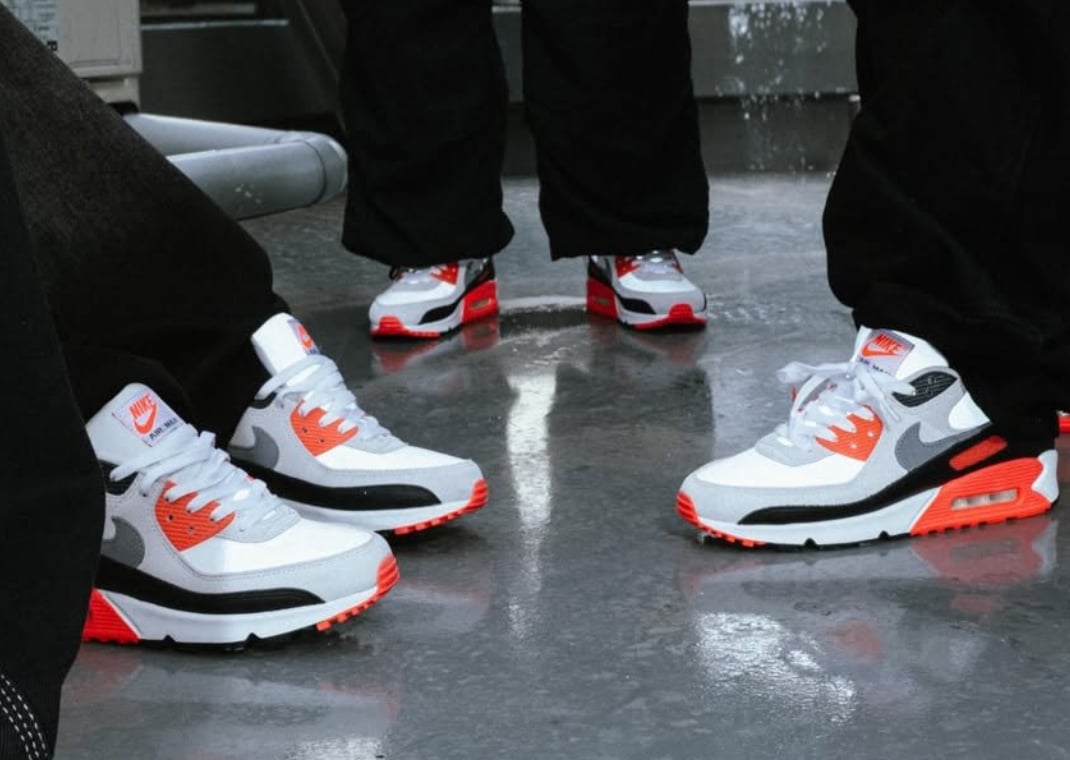 Nike Air Max 90 Infrared On Foot