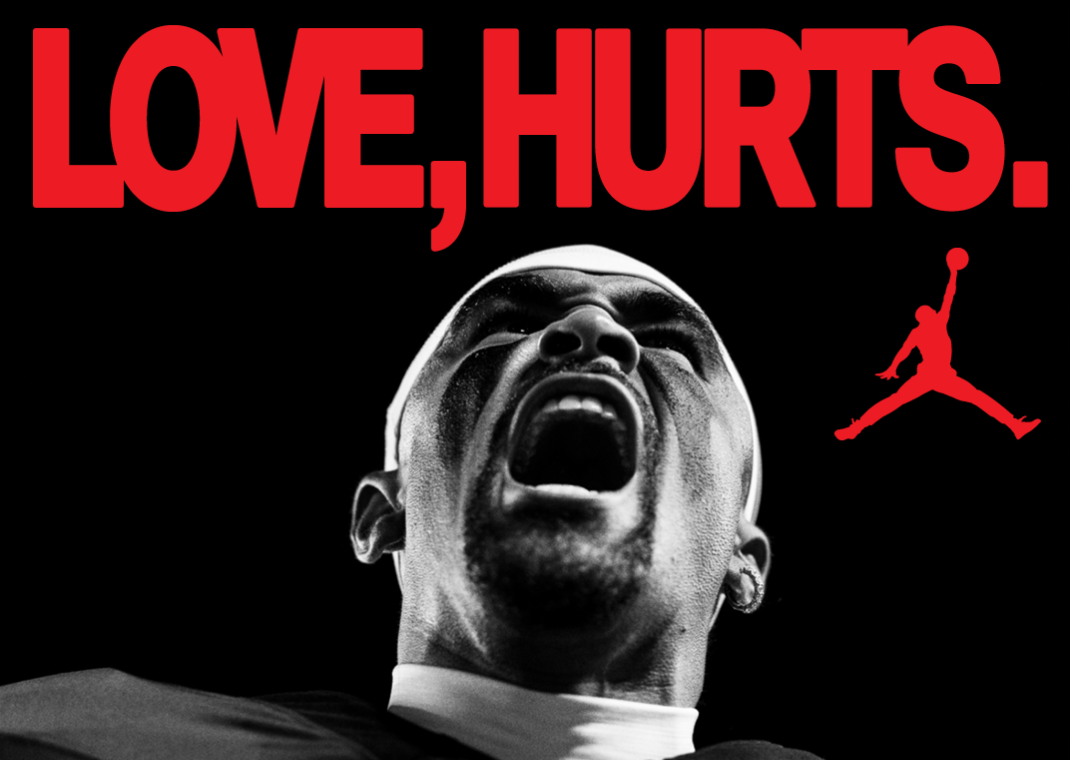 Love, Hurts advertisement featuring Jalen Hurts