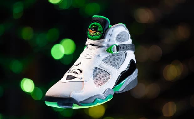 Quack, Quack Peep The Air Jordan 8 Retro Oregon Ducks PE