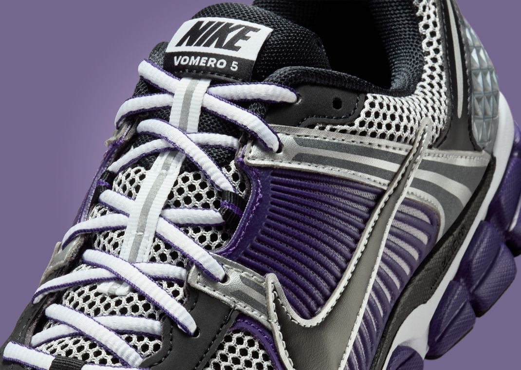 Nike Zoom Vomero 5 Metallic Silver Court Purple