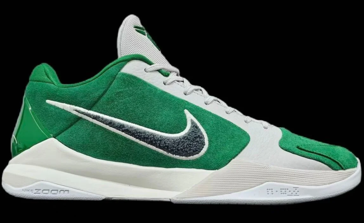 Check Out New Images of the Green and White Nike Kobe 5 Protro Eagles Colorway