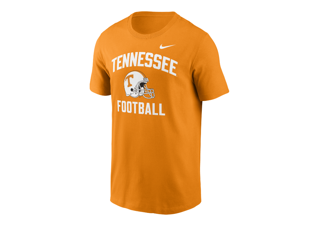 Tennessee Volunteers Campus Football Helmet Men's Nike College T-Shirt