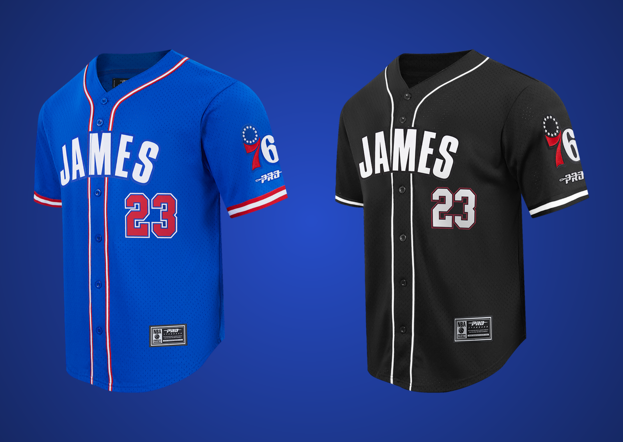 Philadelphia 76ers LeBron James Baseball Jersey
