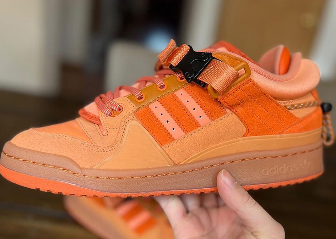 Bad Bunny x adidas Forum Buckle Low Orange Sample Lateral