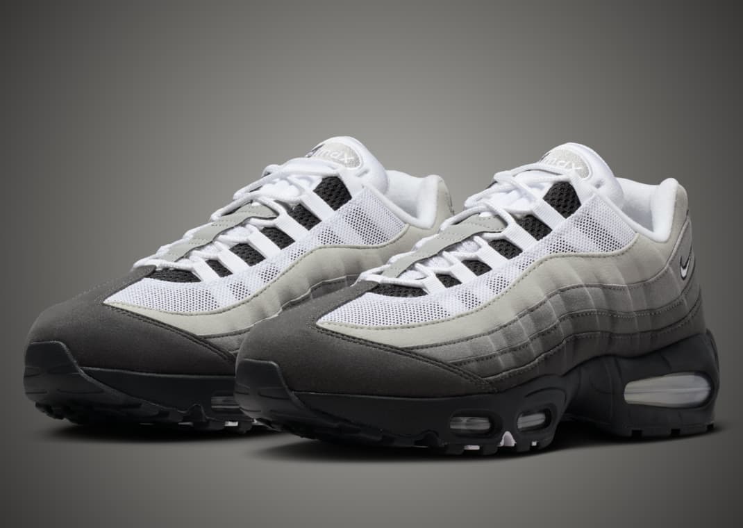 靴 NIKE AIR MAX 95 OG BIG BUBBLE Granite Official Images of the Nike Air Max 95 Granite Show Soft Suede and