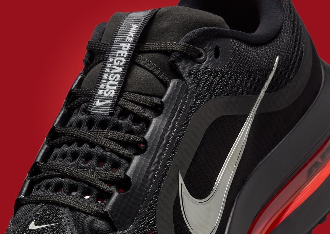 Nike Air Pegasus Premium Black Metallic Silver