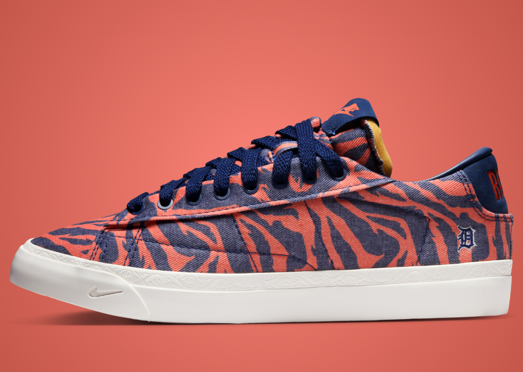 Devin Booker x Nike Blazer Low Safety Orange - Lateral