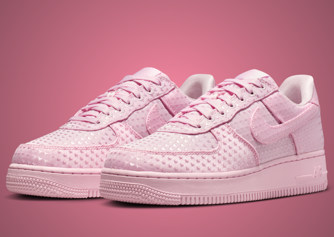 Nike Air Force 1 Low Valentine's Day Pink Foam Angle
