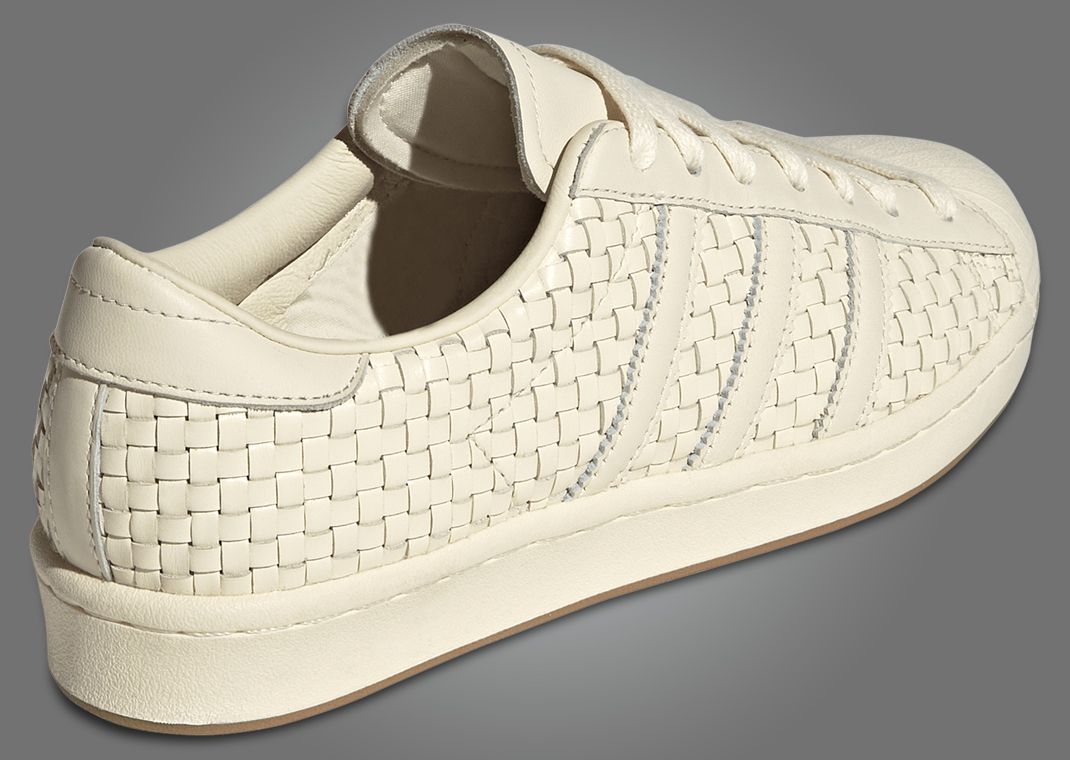 adidas Superstar Vintage Woven Cream White W Angle