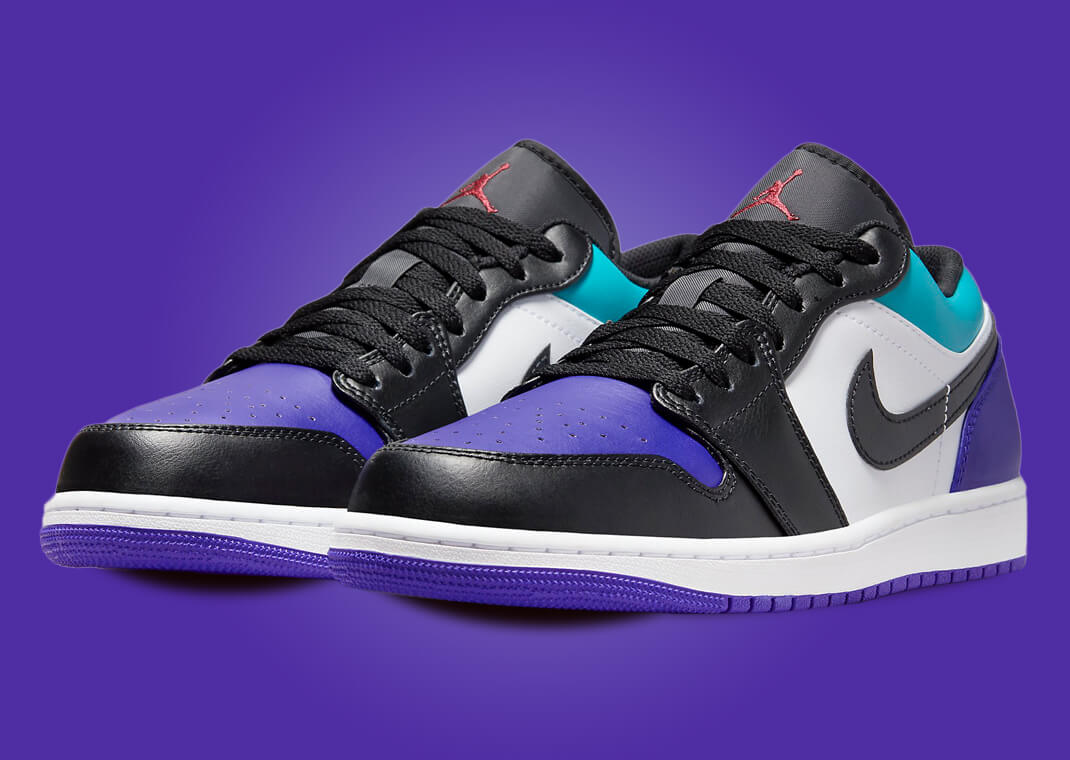 Air Jordan 1 Low Black Toe Grape