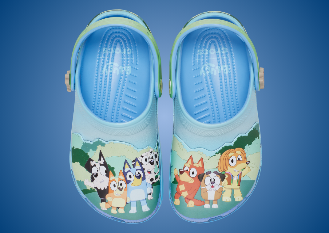 Bluey x Crocs Classic Clog Friends Blue - Top