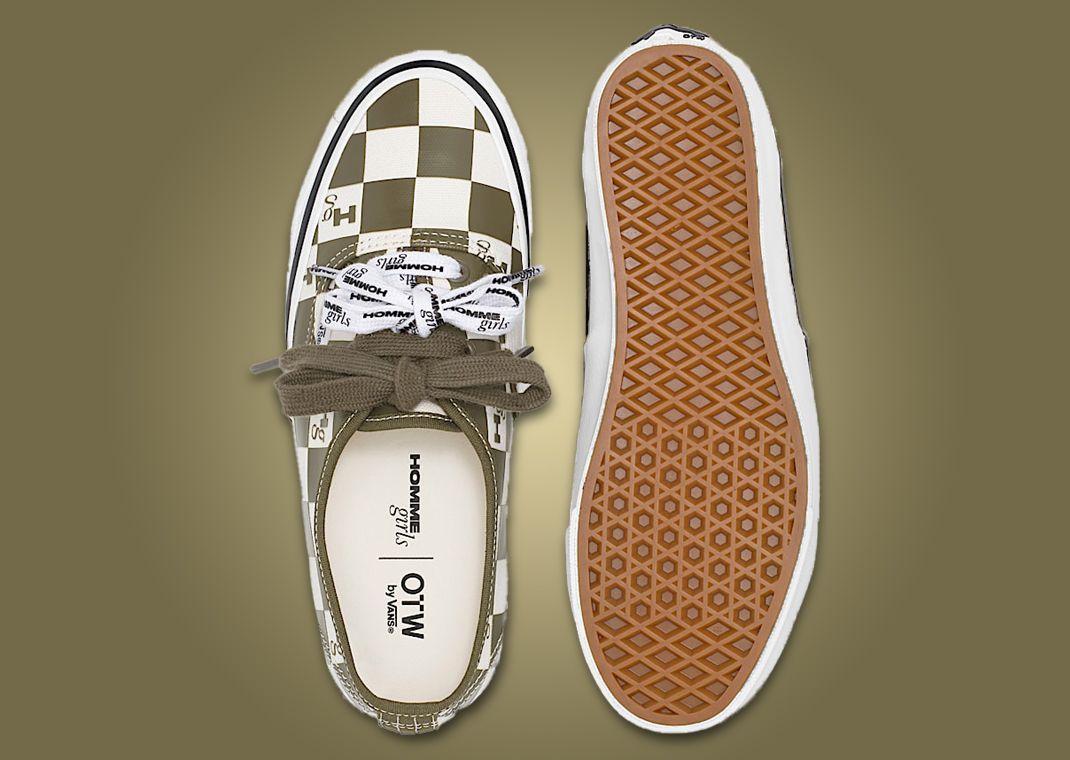 HommeGirls x OTW by Vans Authentic 44 Military Green Top & Outsole