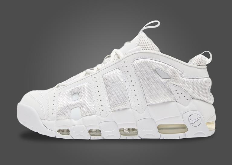 Nike Air More Uptempo Low White Lateral