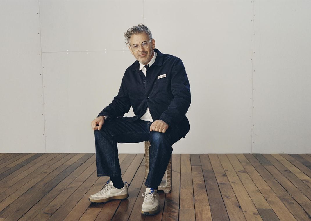 Tom Sachs in the NikeCraft GPS The Studio