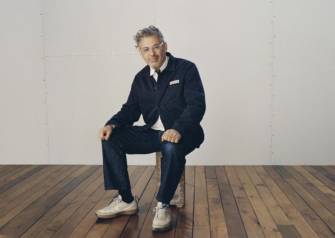 Tom Sachs in the NikeCraft GPS The Studio