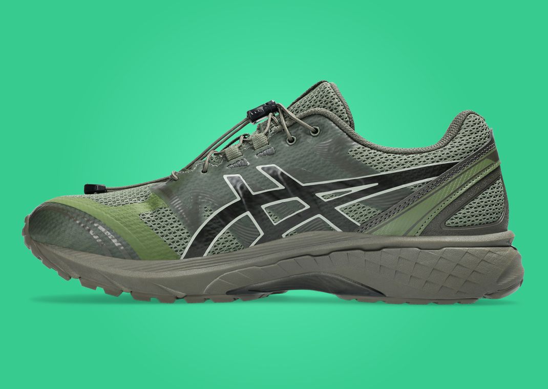 San San Gear x Asics Gel-Terrain Bronze Green Medial