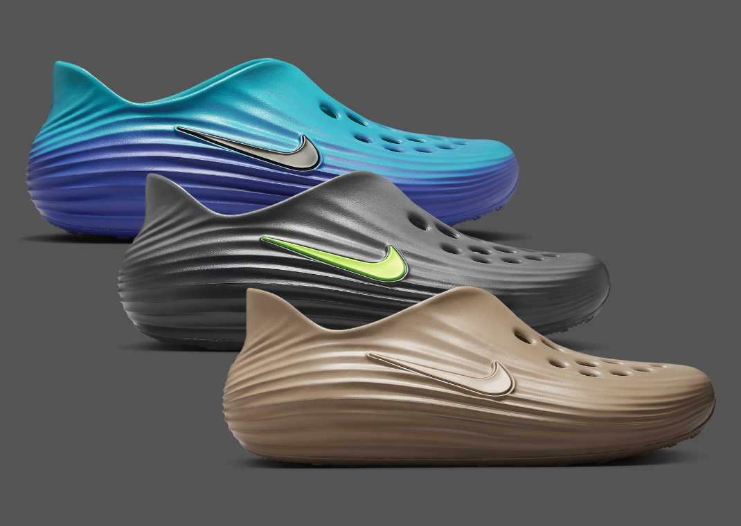 Three Nike ReactX Rejuven8 colorways releasing on April 23