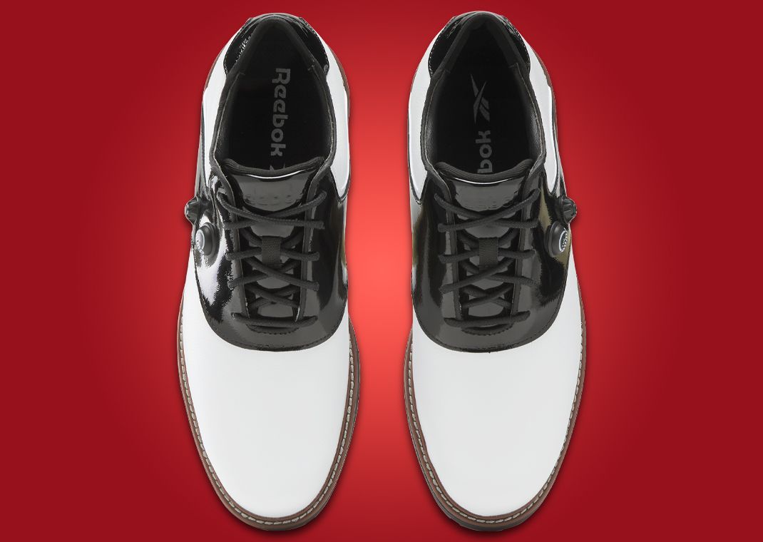 Reebok OG Pump Golf White Black Top