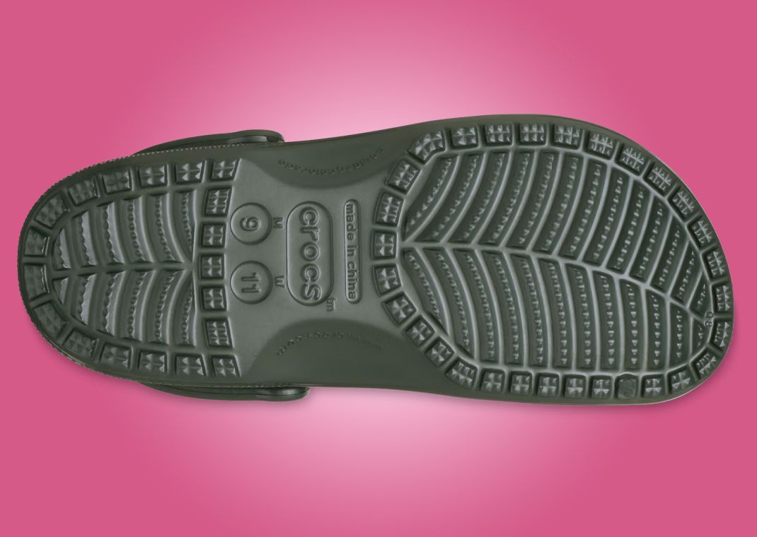 Madhappy x Hysteric Glamour x Crocs Classic Clog Olive Outsole