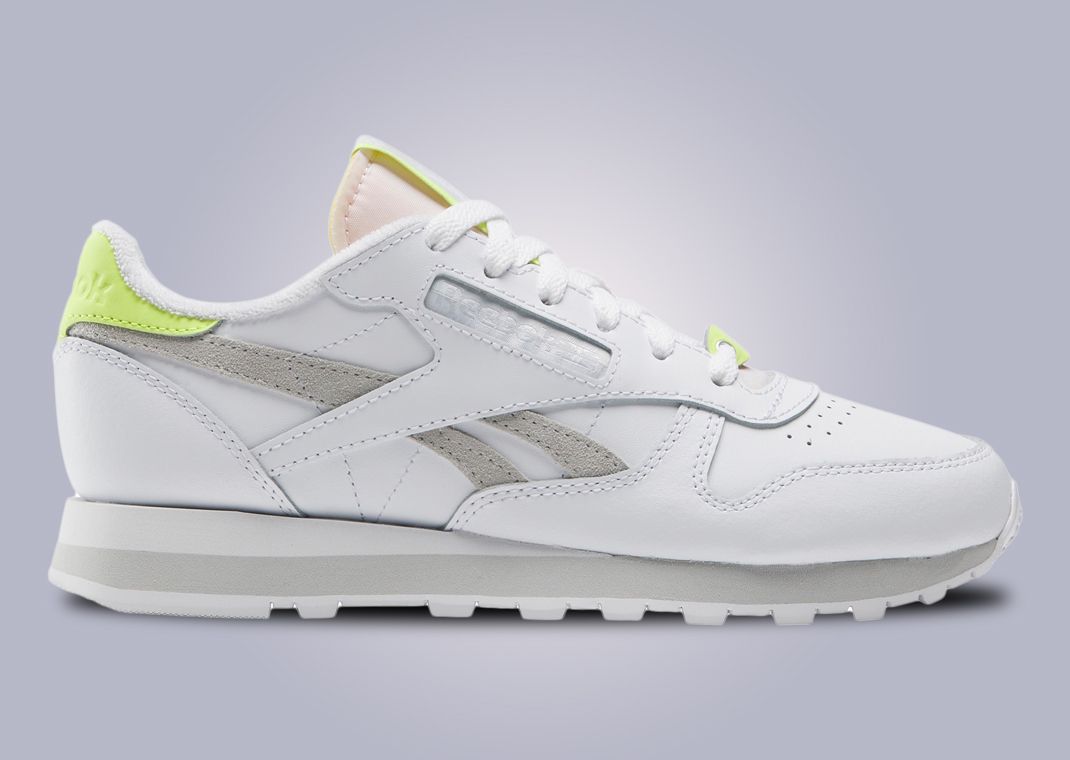 Reebok Classic Leather Create What Makes You Footwear White (W) Lateral