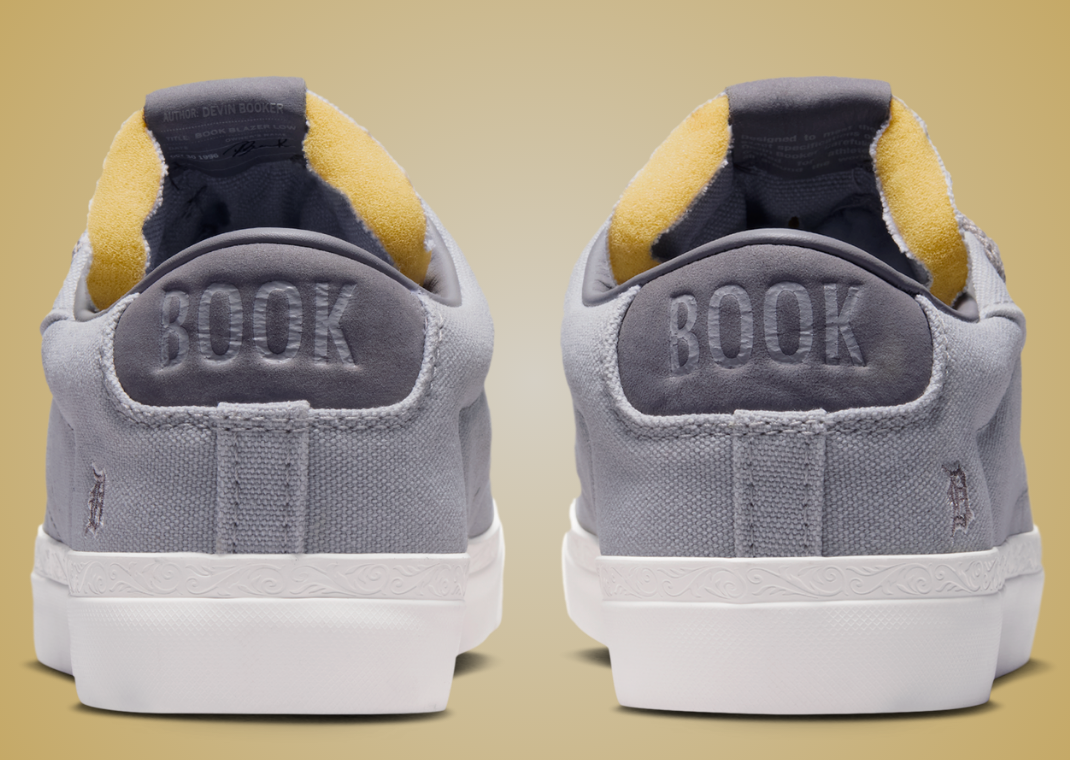 Devin Booker x Nike Blazer Low Pearl Grey - Back