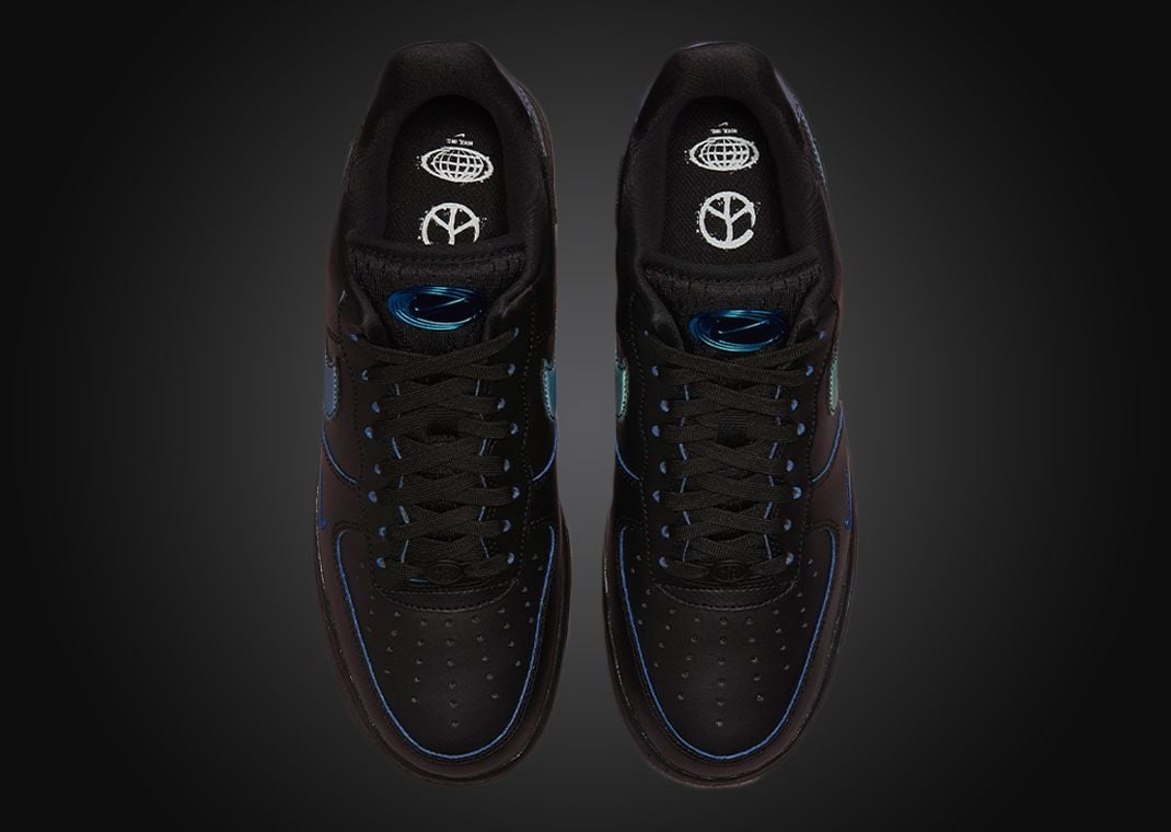 【Nike】Air Force 1 Low Black/Blue 関税・送料込み Nike Air Force 1 '07 Low Black Blue Lightning FD0654-001