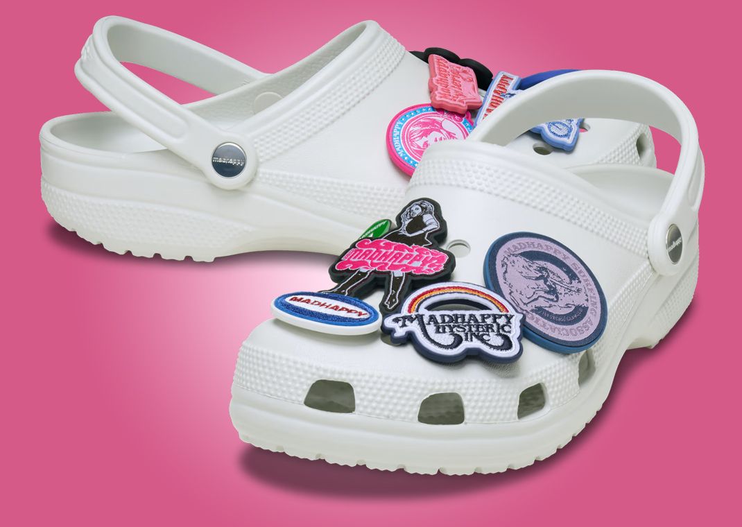 Madhappy x Hysteric Glamour x Crocs Classic Clog White Angle
