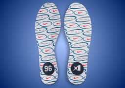 Nike A'Two WNBA 30th Anniversary insoles