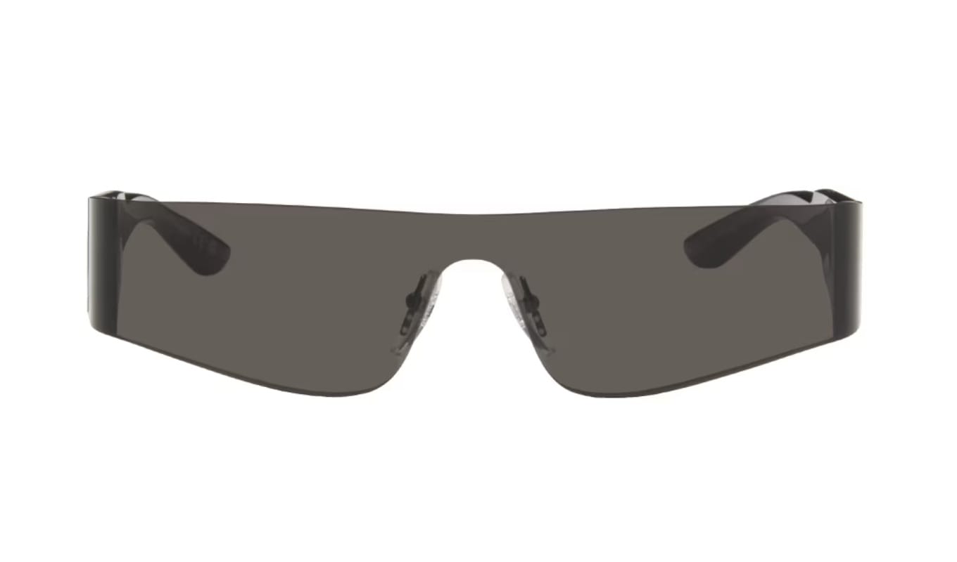 Balenciaga Black Mono Sunglasses