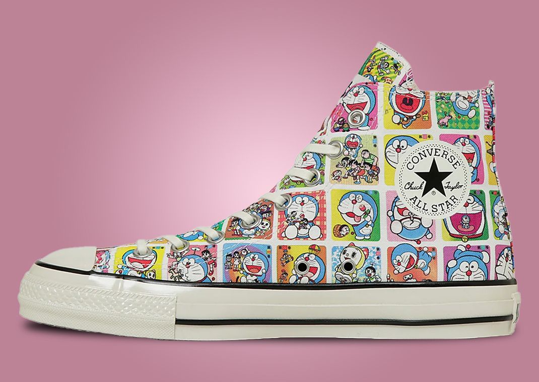 Doraemon x Converse All-Star Aged TC Hi Multi-Color Medial