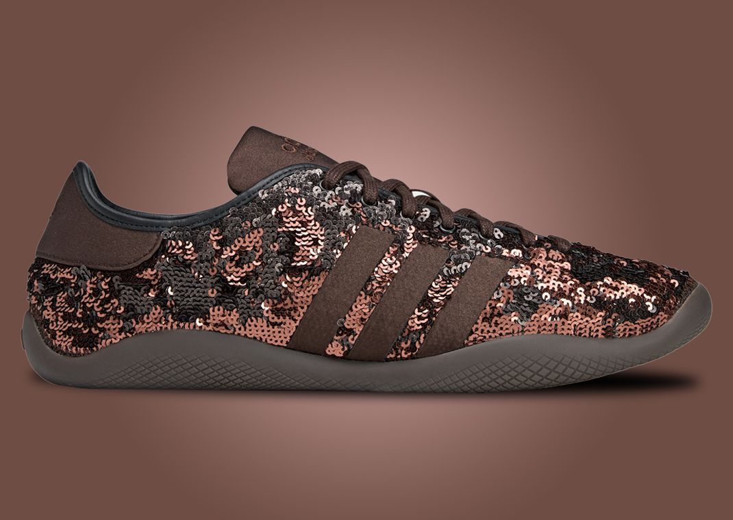 Wales Bonner x adidas Karintha Lo Sequin Bronze - Lateral