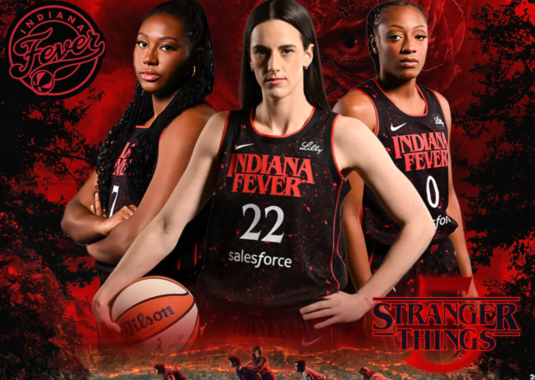Nike x Stranger Things x Indiana Fever Jerseys