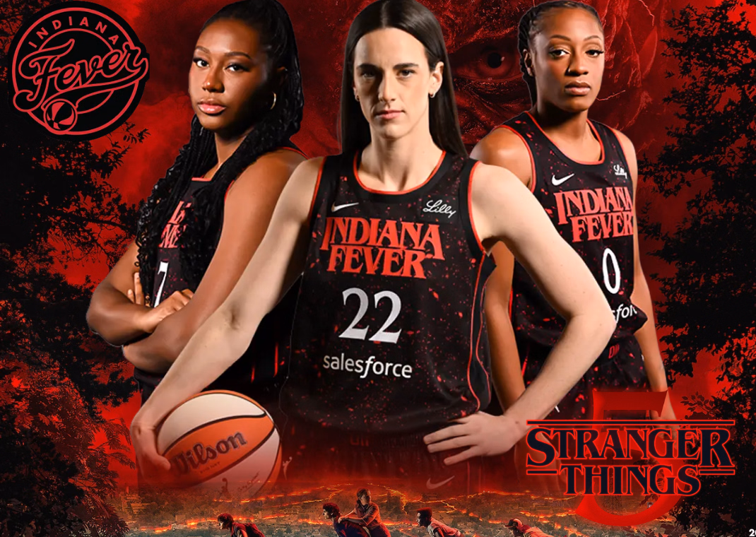 Nike x Stranger Things x Indiana Fever Jerseys
