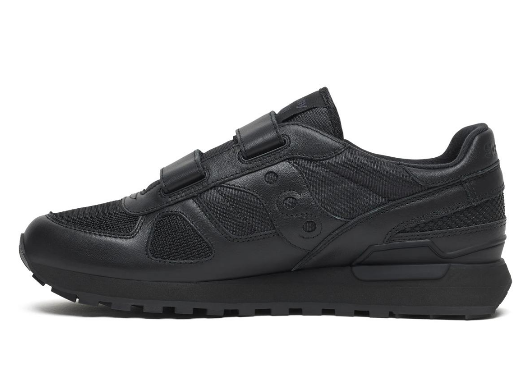 Engineered Garments x Saucony Shadow Double Velcro Black - Medial