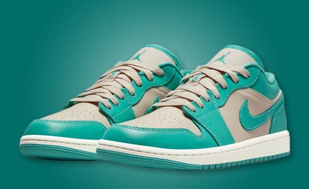 Sanddrift And Washed Teal Cover This Air Jordan 1 Low