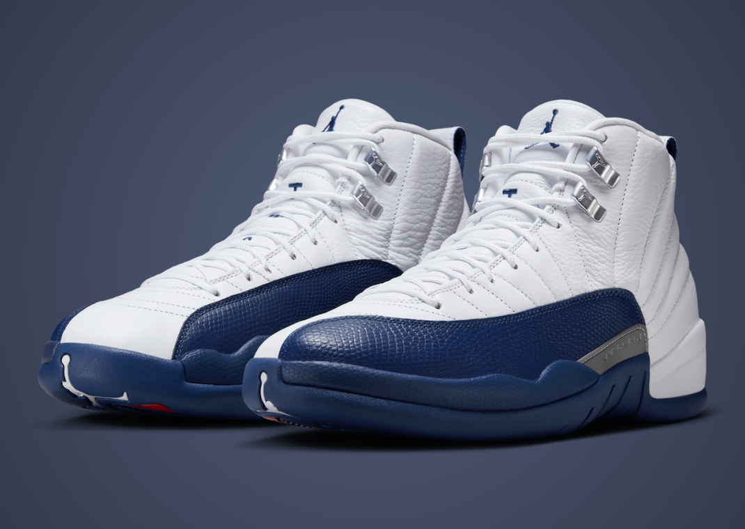 light blue and white 12s