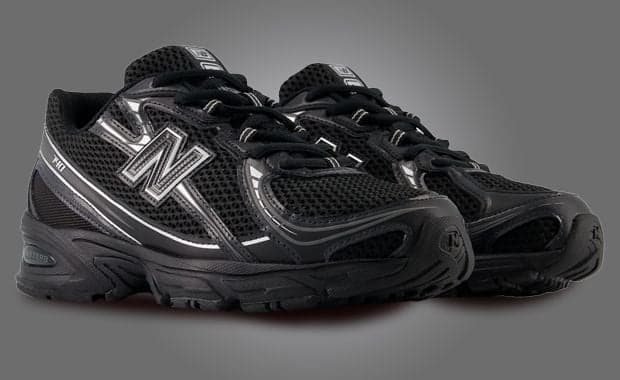 New Balance 740 Black Silver Metallic