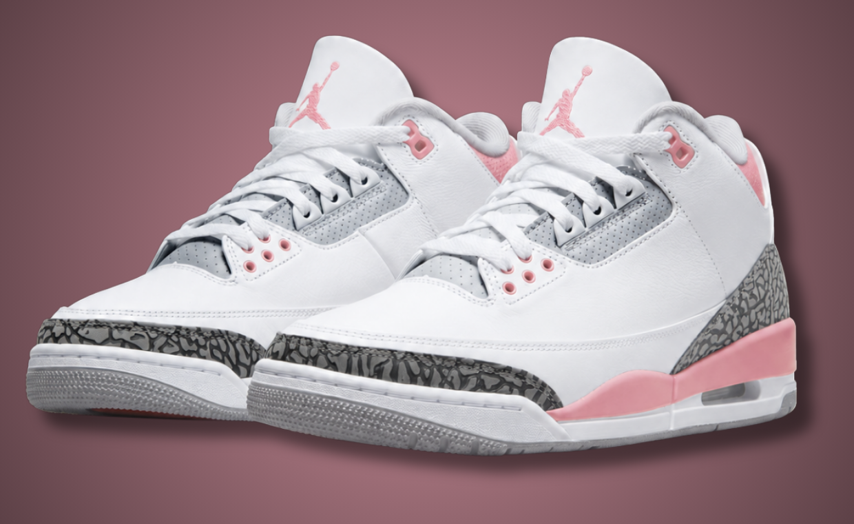 This Spring-Ready Air Jordan 3 Retro is Pretty in Pink