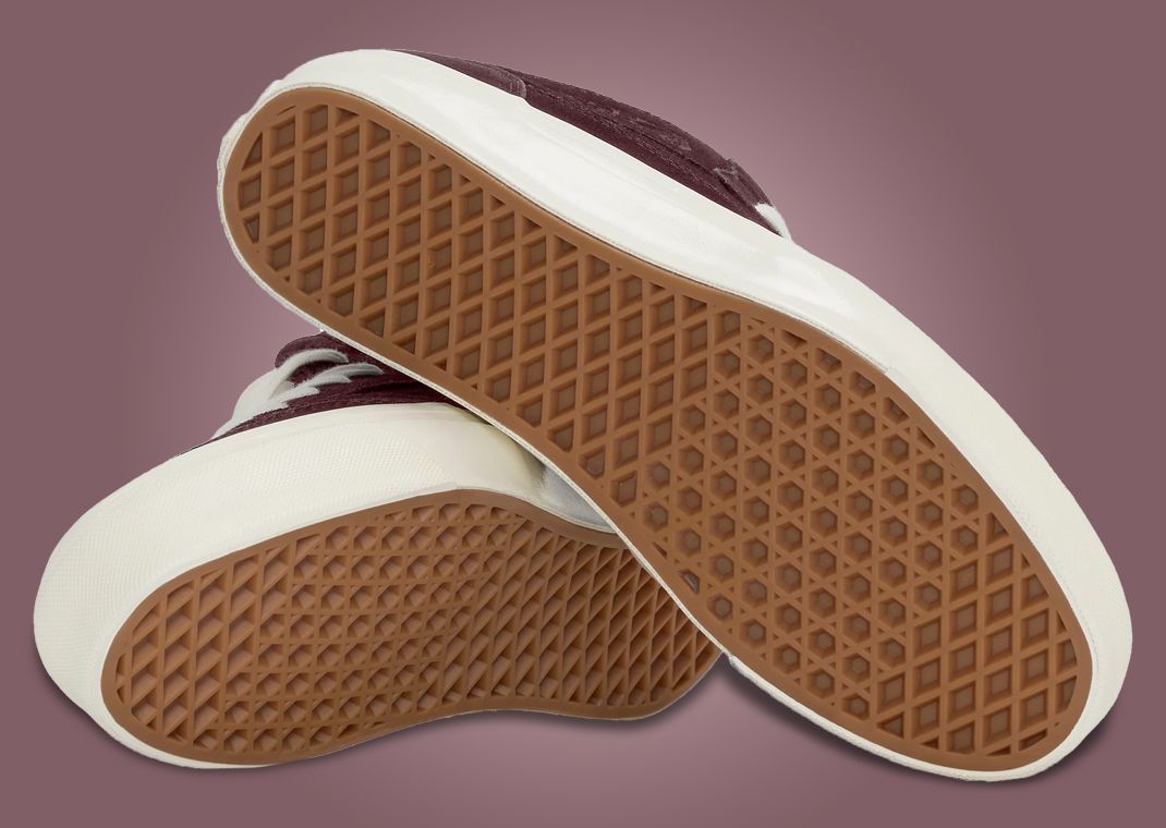 JJJJound x Vans Half-Cab Burgundy White Outsole